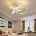 Wholesale household modern aluminum linear acrylic dimmable luxury led ceiling light